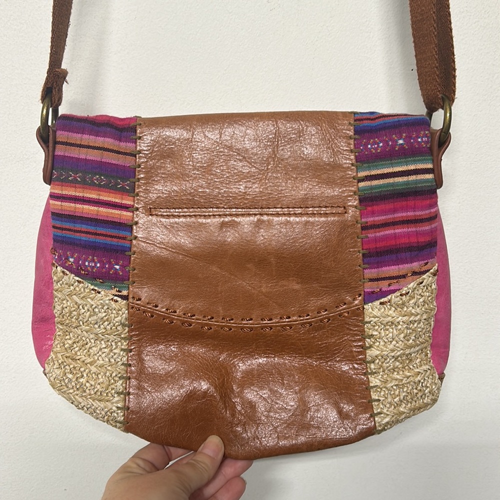 The Sak Boho Leather Patchwork Bag - image 6